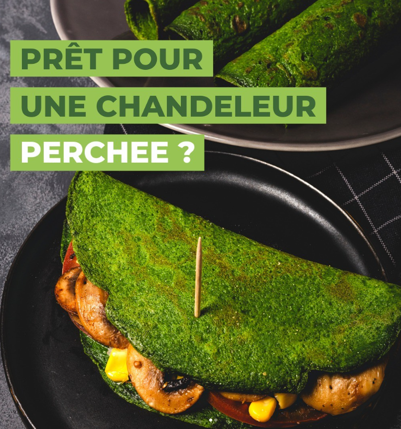 Recette de crêpe verte